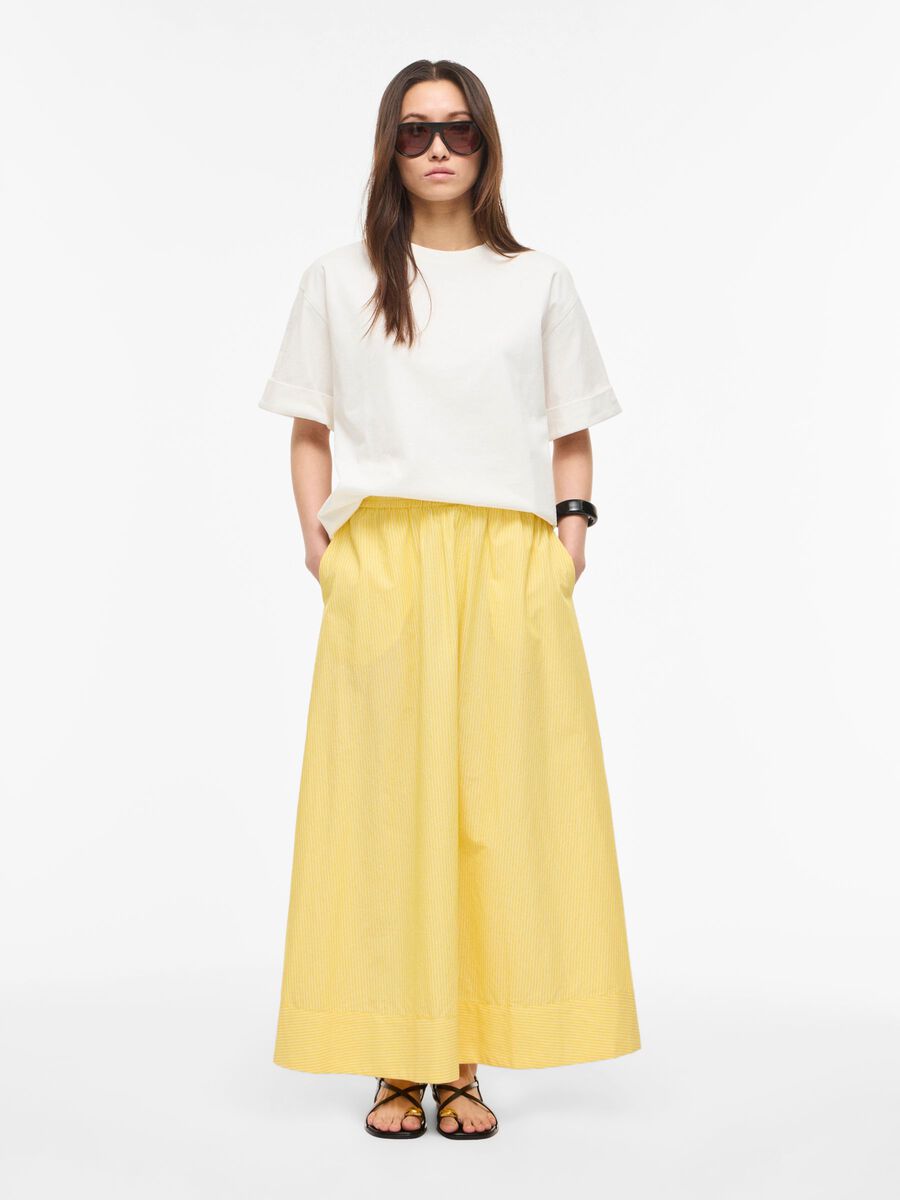 Product tile image - HIGH WAIST MAXI SKIRT, Freesia | 14114399_Freesia_1262285