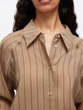 VILA STRIPED LONG SLEEVED SHIRT, Petrified Oak, highres - 14108514_PetrifiedOak_007.jpg