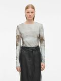 Product image thumbnail - ROUND NECK LONG SLEEVED TOP, Aquifer | 1