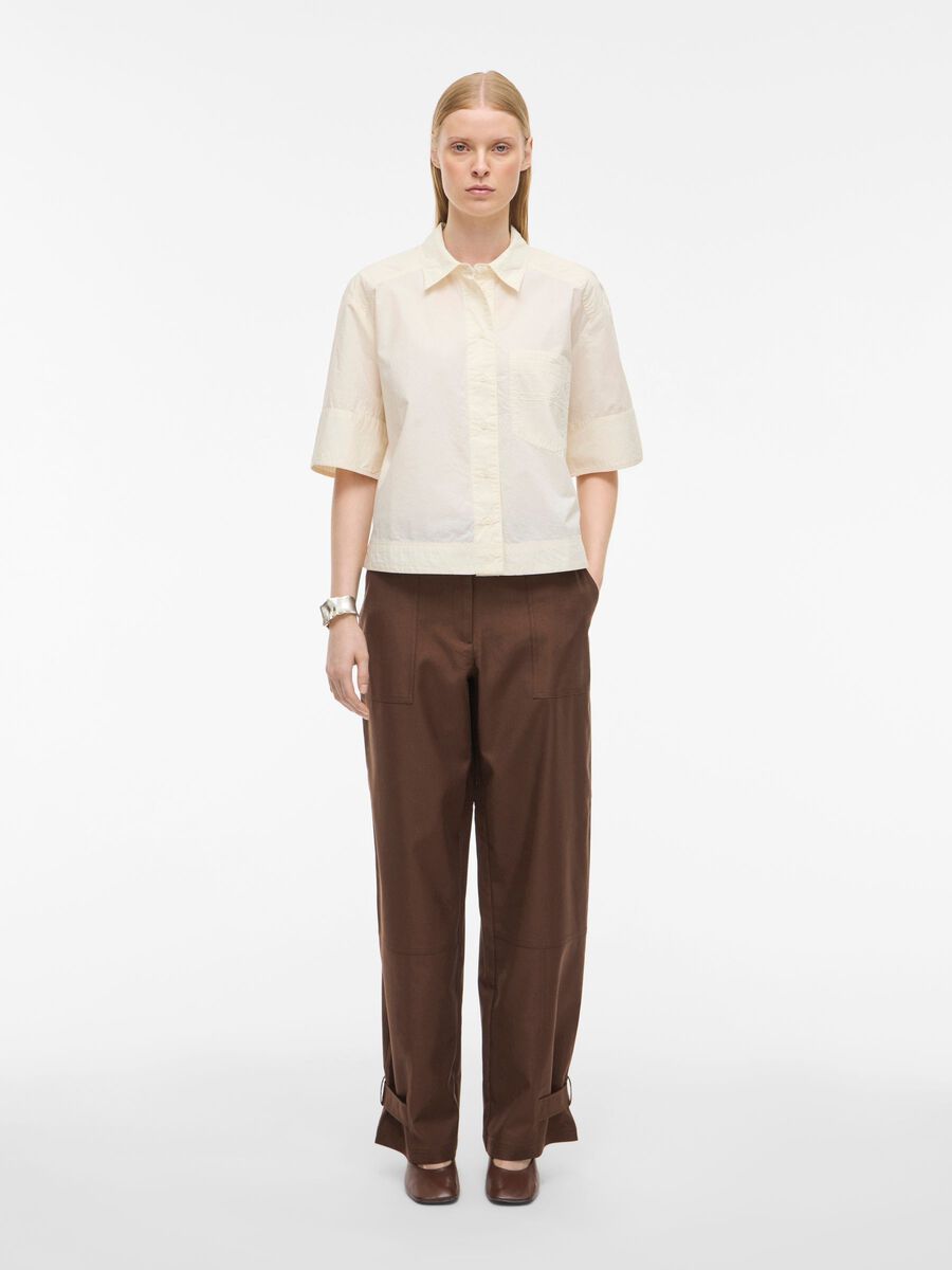 Product tile image - SHORT SLEEVED SHIRT, Birch | 14108183_Birch