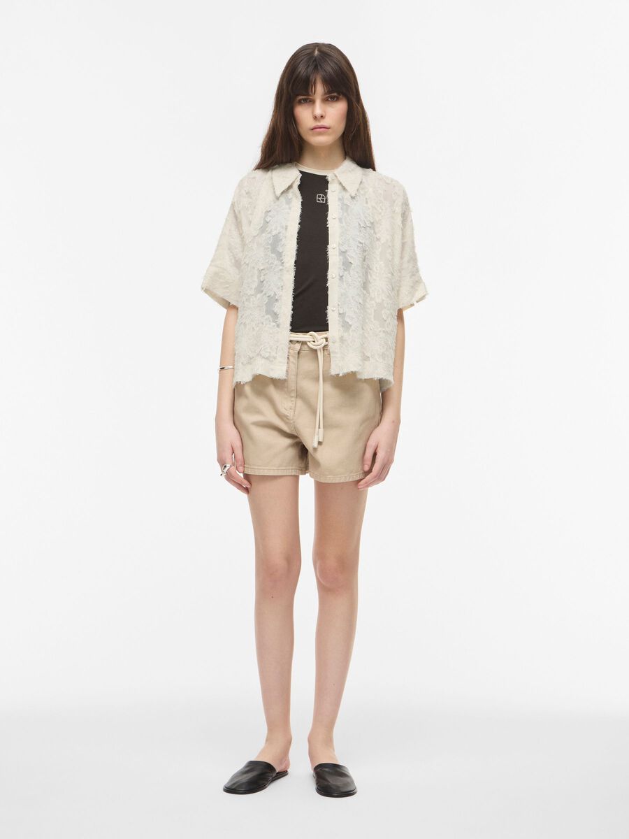 Product tile image - SHORT SLEEVED SHIRT, Birch | 14105930_Birch