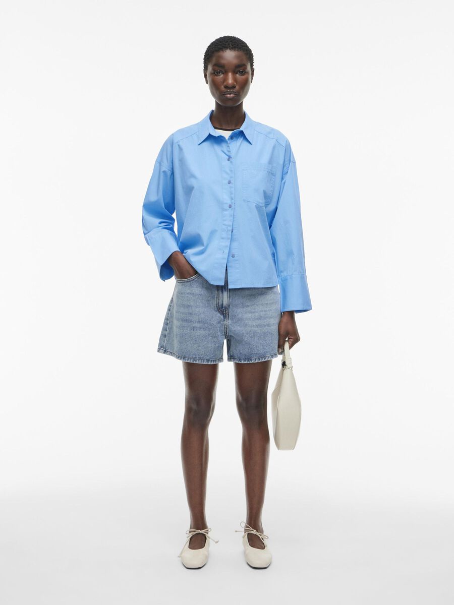 VILA LONG SLEEVED SHIRT, Little Boy Blue, highres - 14105881_LittleBoyBlue_005.jpg