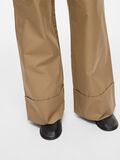 Product image thumbnail - MID-WAIST WIDE-LEG TROUSERS, Petrified Oak | 3