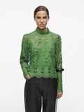 VILA HIGH NECK LONG SLEEVED TOP, Artichoke Green, highres - 14100164_ArtichokeGreen_003.jpg