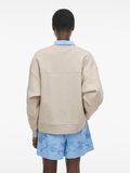 VILA ROUND NECK LONG SLEEVED SWEATSHIRT, Super Light Natural Melan, highres - 14105882_SuperLightNaturalMelan_004.jpg
