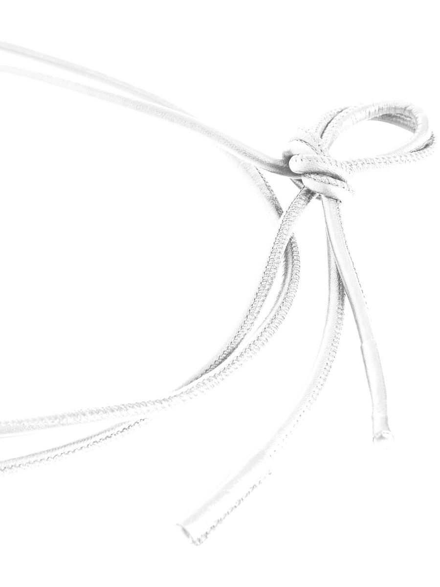 Carousel image - ROPE LEATHER BELT, Cloud Dancer | 2