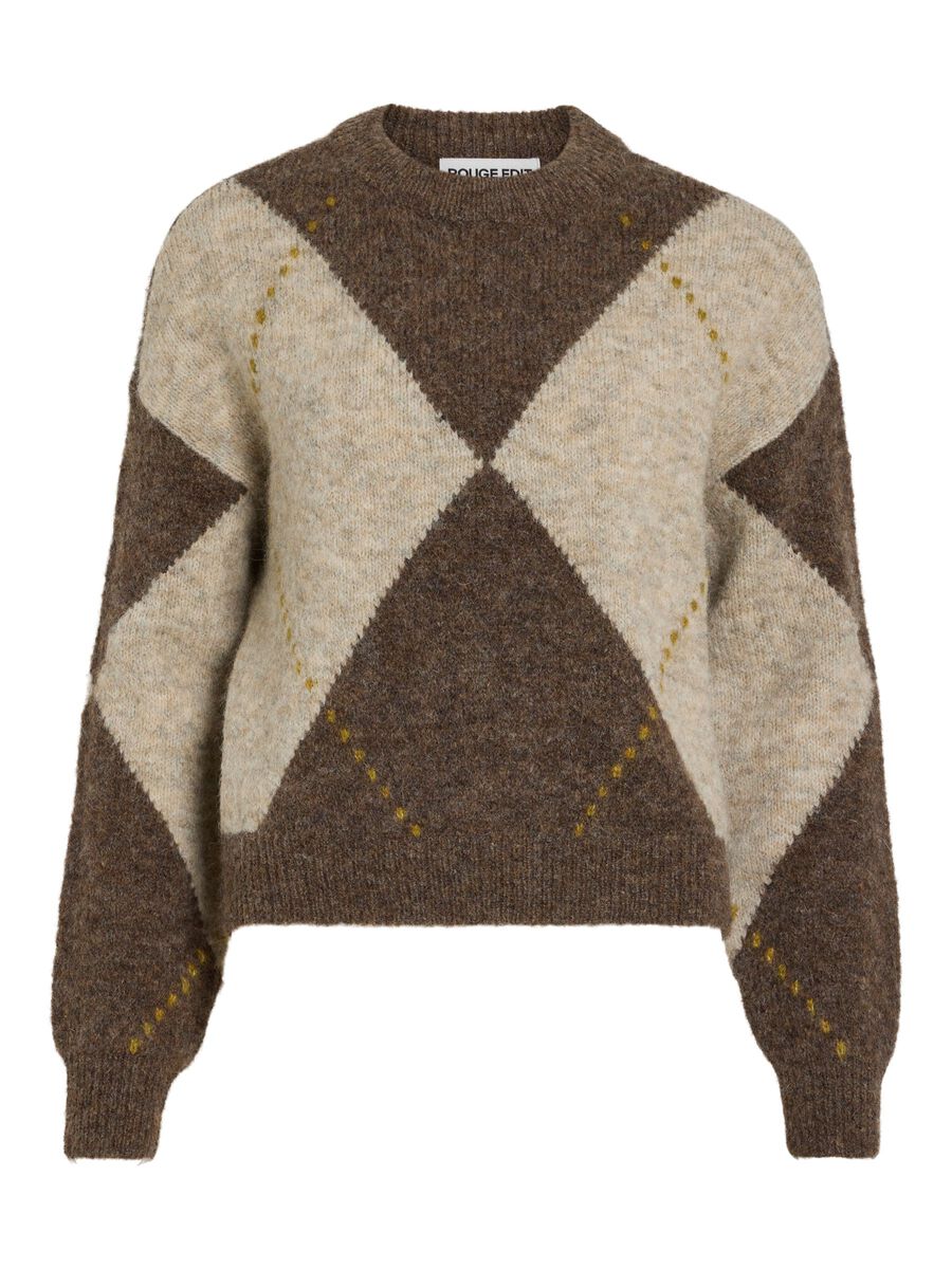 Product tile image - ROUND NECK KNITTED PULLOVER, Canteen | 14118230_Canteen_1309017
