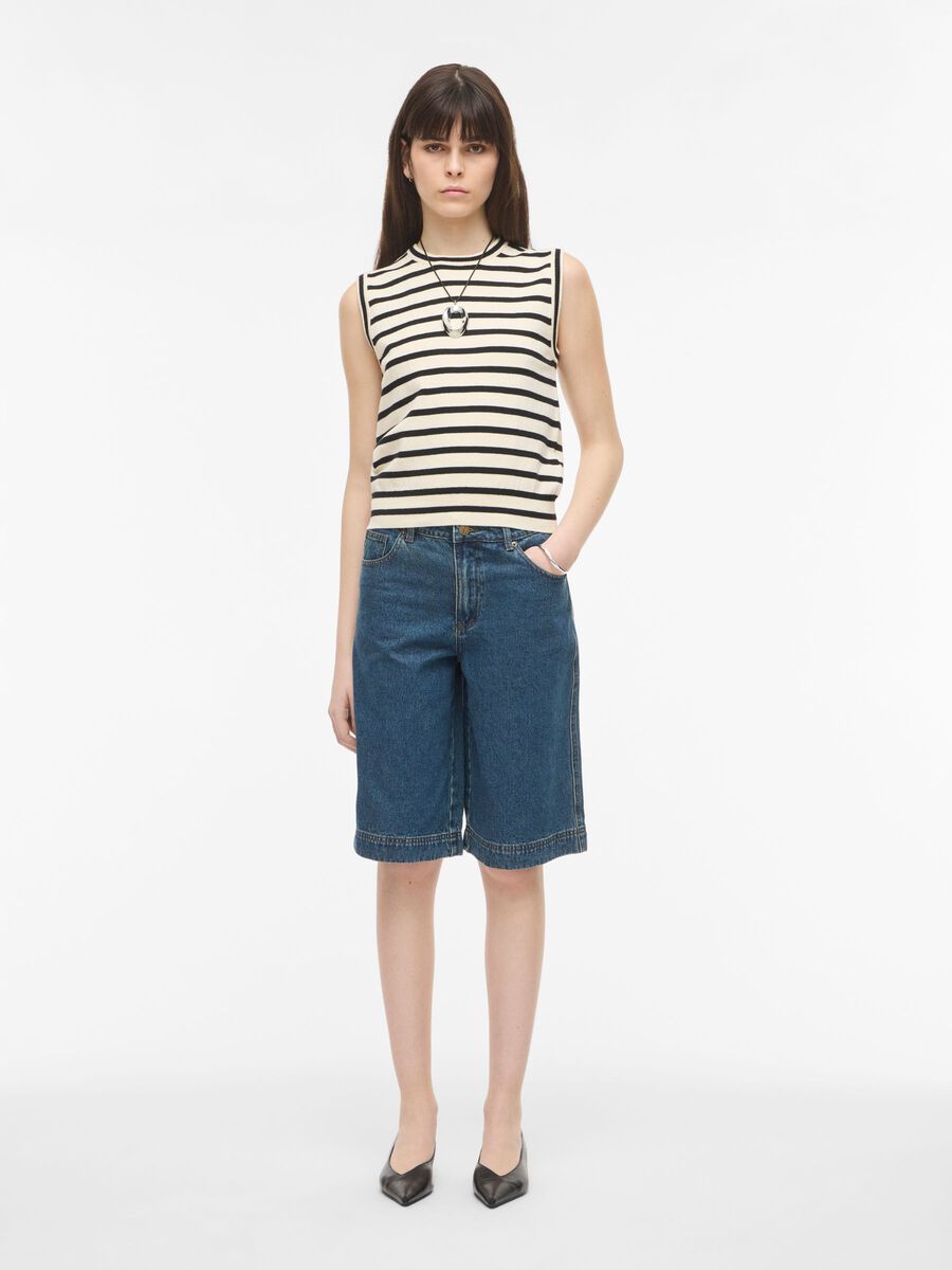 Carousel image - SLEEVELESS KNITTED TOP, Birch | 4
