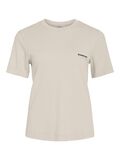 Product image thumbnail - ROUND NECK SHORT-SLEEVED T-SHIRT, Birch | 1