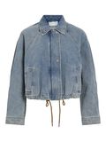 Product image thumbnail - DENIM BOMBER JACKET, Light Blue Denim | 1