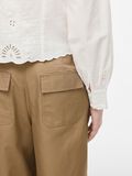 Product image thumbnail - MID-WAIST WIDE-LEG TROUSERS, Petrified Oak | 5