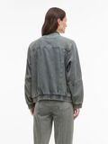 Product image thumbnail - HIGH NECK DENIM JACKET, Light Blue Denim | 2