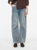 Product image thumbnail - MID-WAIST WIDE FIT JEANS, Light Blue Denim | 1