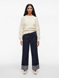 Product image thumbnail - MID-WAIST STRAIGHT FIT JEANS, Dark Medium Blue Denim | 4