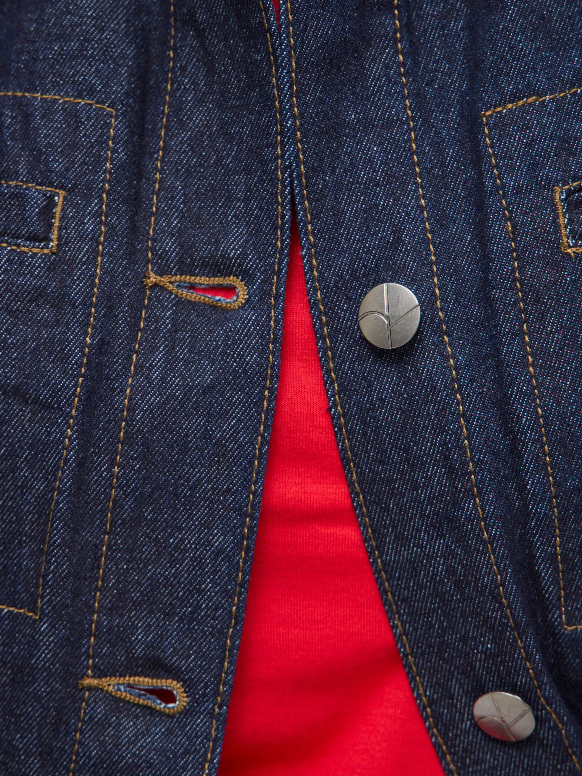 Carousel image - COTTON DENIM SHIRT, Dark Blue Denim | 5