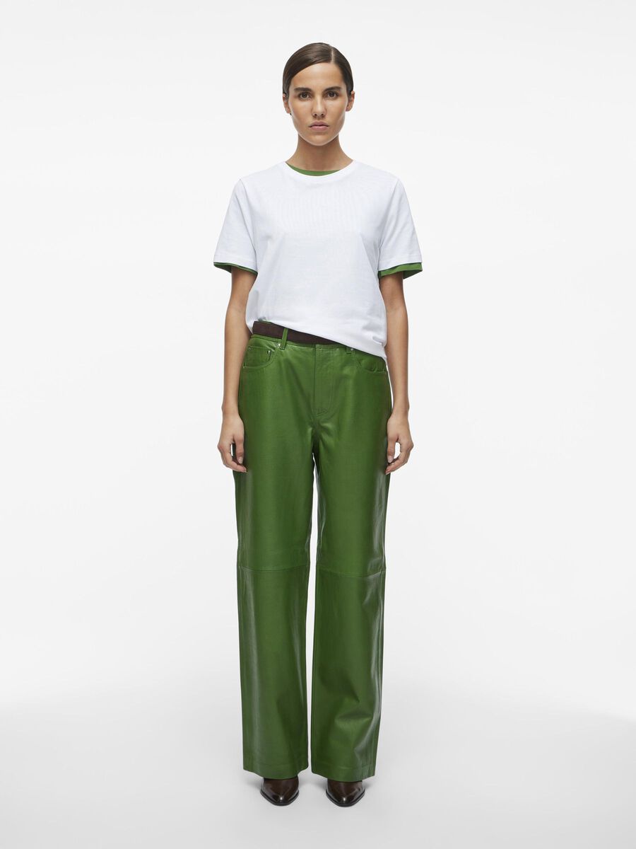 VILA COTTON T-SHIRT, Bright White, highres - 14100937_BrightWhite_005.jpg