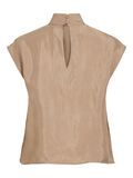 Product image thumbnail 2 HIGH NECK SHORT SLEEVED TOP, Sepia Tint