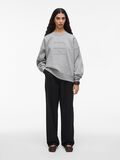 VILA LONG SLEEVED SWEATSHIRT, Light Grey Melange, highres - 14108181_LightGreyMelange_005.jpg