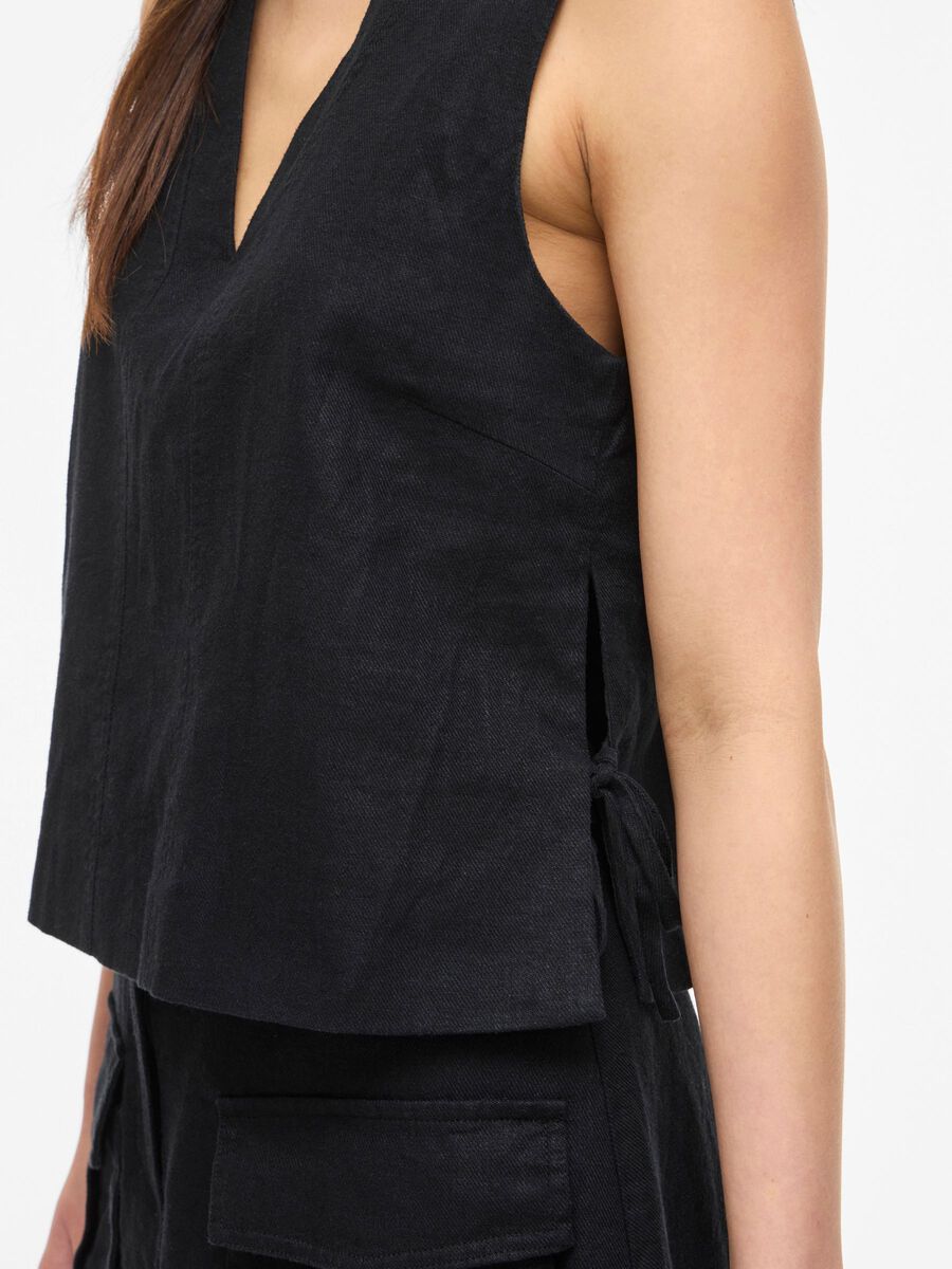 Carousel image - V-NECK WAISTCOAT, Meteorite | 3