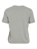 VILA COTTON T-SHIRT, Light Grey Melange, highres - 14109463_LightGreyMelange_002.jpg