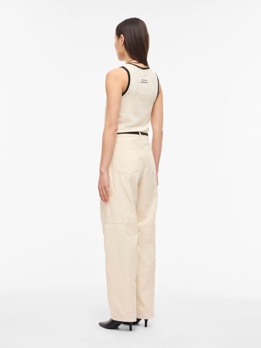 Carousel image - BARREL FIT JEANS, Birch | 2