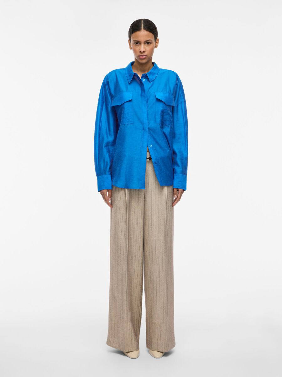 Carousel image - LONG SLEEVED SHIRT, Directoire Blue | 4