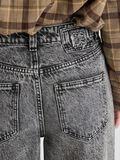 Product image thumbnail 5 MID-WAIT STRAIGHT FIT JEANS, Light Grey Denim