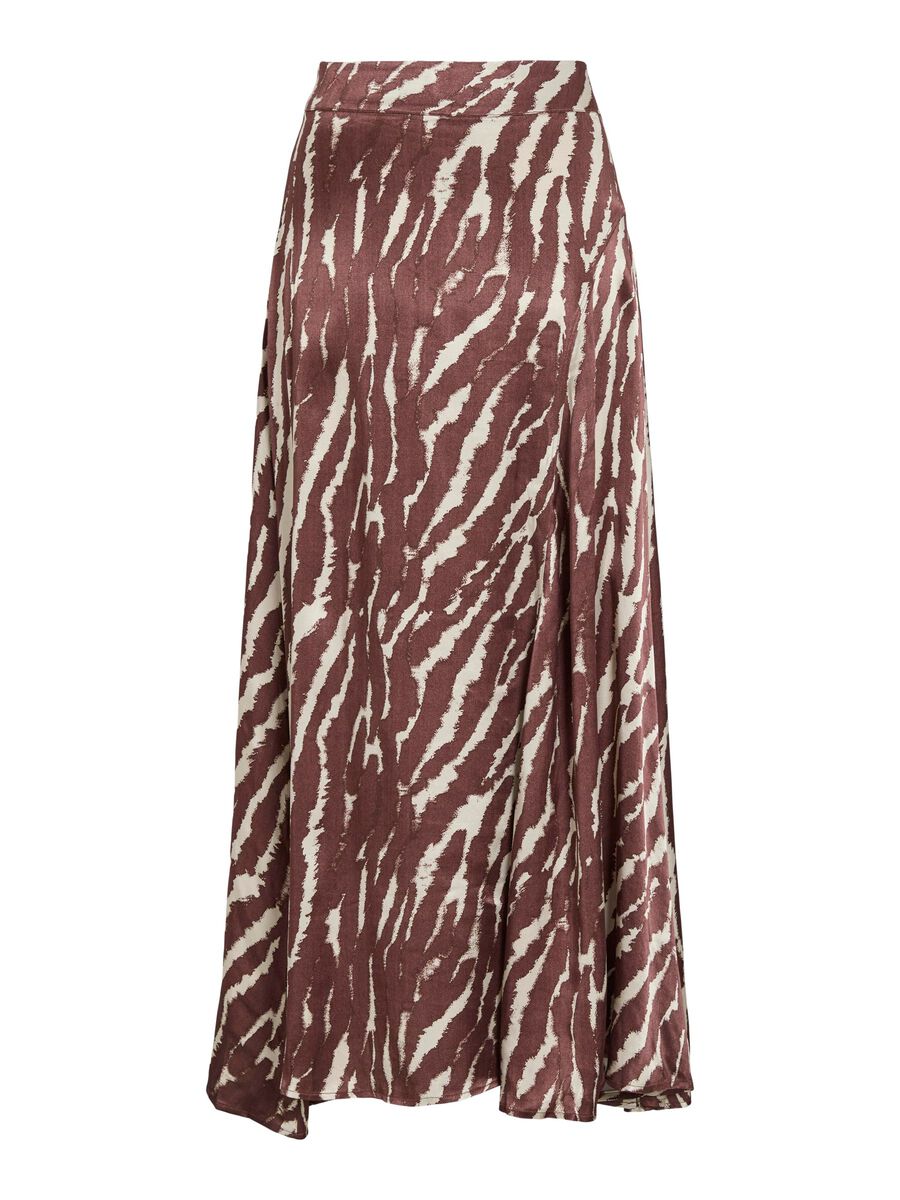 VILA HIGH WAIST MIDI SKIRT, Decadent Chocolate, highres - 14107816_DecadentChocolate_1209367_002.jpg