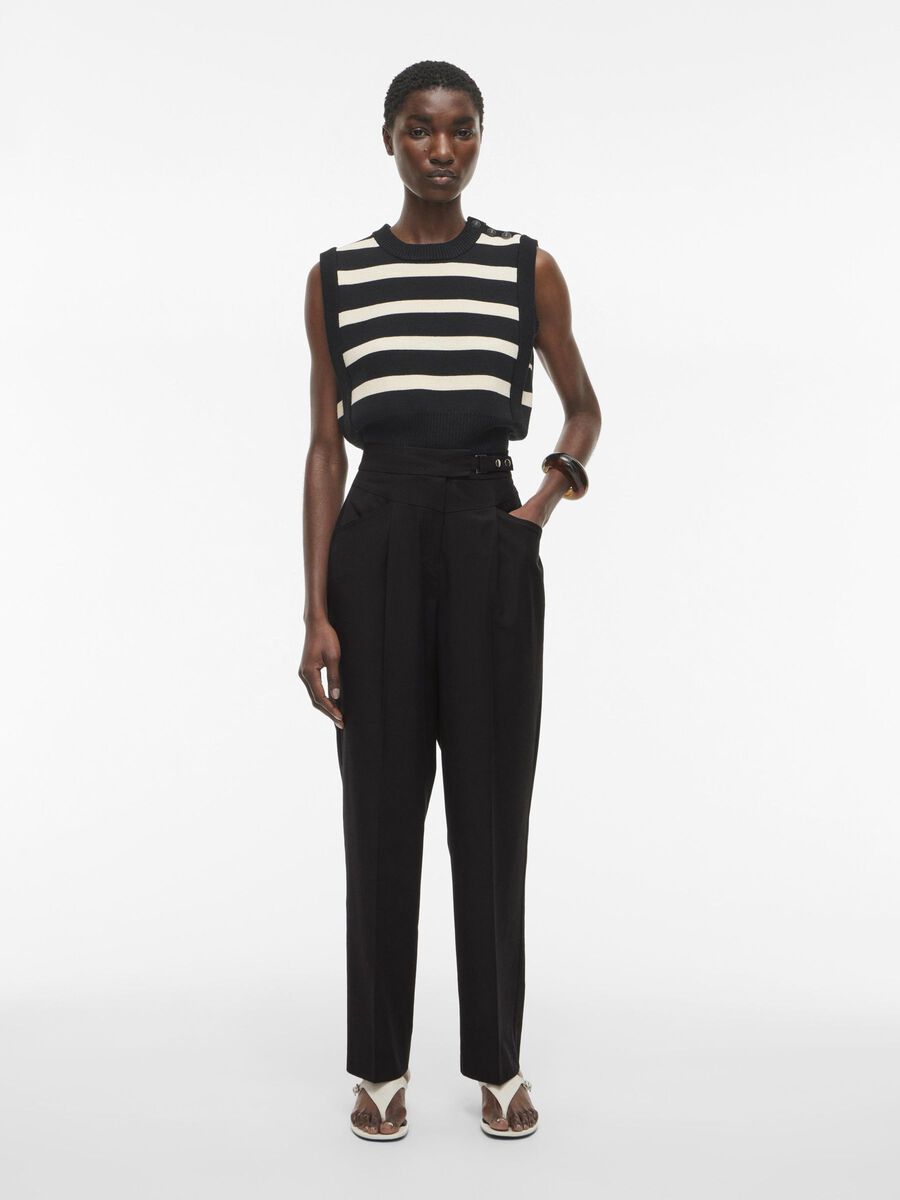 VILA HIGH WAIST TROUSERS, Meteorite, highres - 14103316_Meteorite_005.jpg