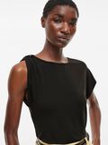 VILA ROUND NECK SHORT SLEEVED TOP, Meteorite, highres - 14105894_Meteorite_006.jpg