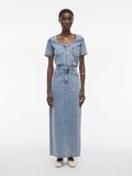 VILA MAXI DENIM SKIRT, Light Blue Denim, highres - 14105753_LightBlueDenim_005.jpg