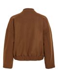 Product image thumbnail - BUTTONED BOMBER JACKET, Coffee Lique&uacute;r | 2