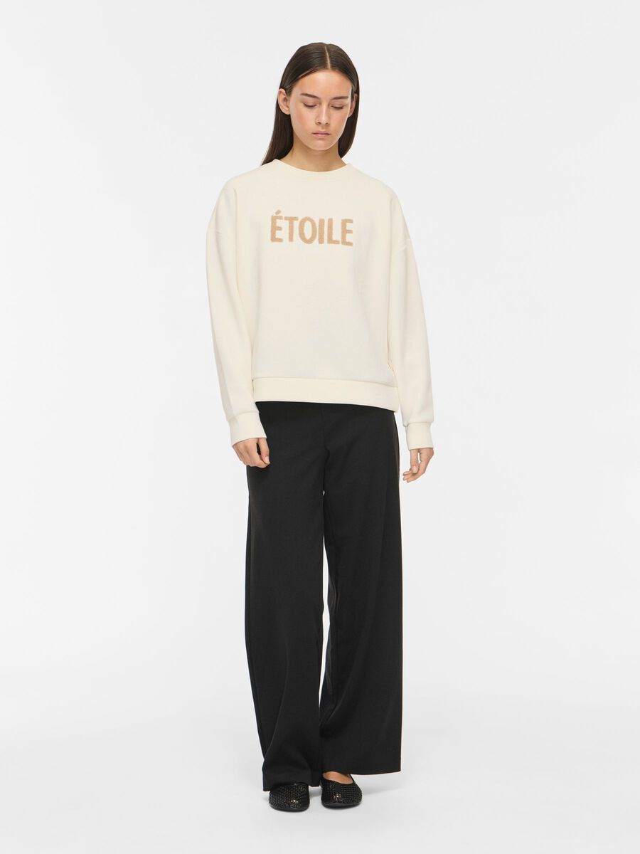 Product tile image VIREFLECT ROUND NECK LONG SLEEVED SWEATSHIRT, Birch 14117312_Birch_1298901