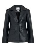 Product image thumbnail - LEATHER BLAZER, Meteorite | 1