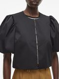 VILA ROUND NECK SHORT SLEEVED TOP, Meteorite, highres - 14105877_Meteorite_007.jpg