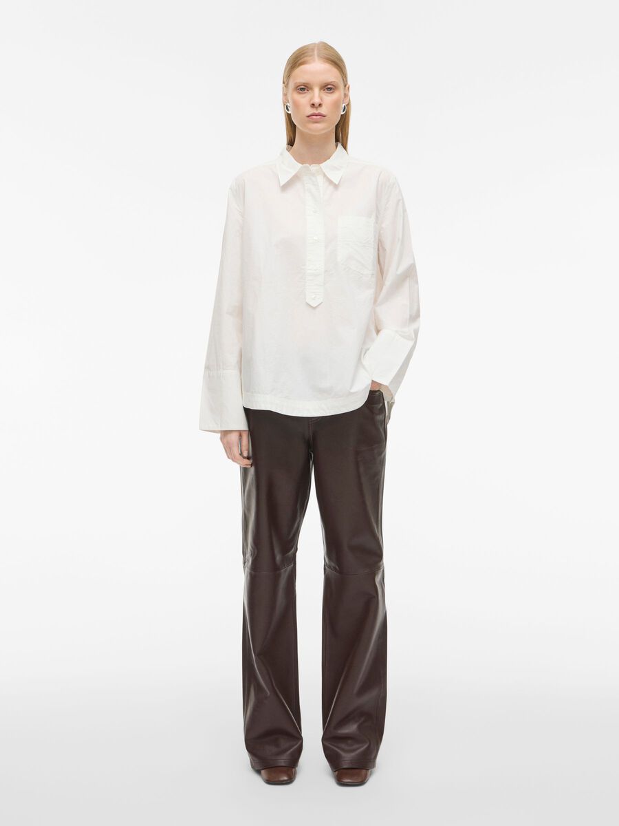 Product tile image - LONG SLEEVED SHIRT, Cloud Dancer | 14110099_CloudDancer