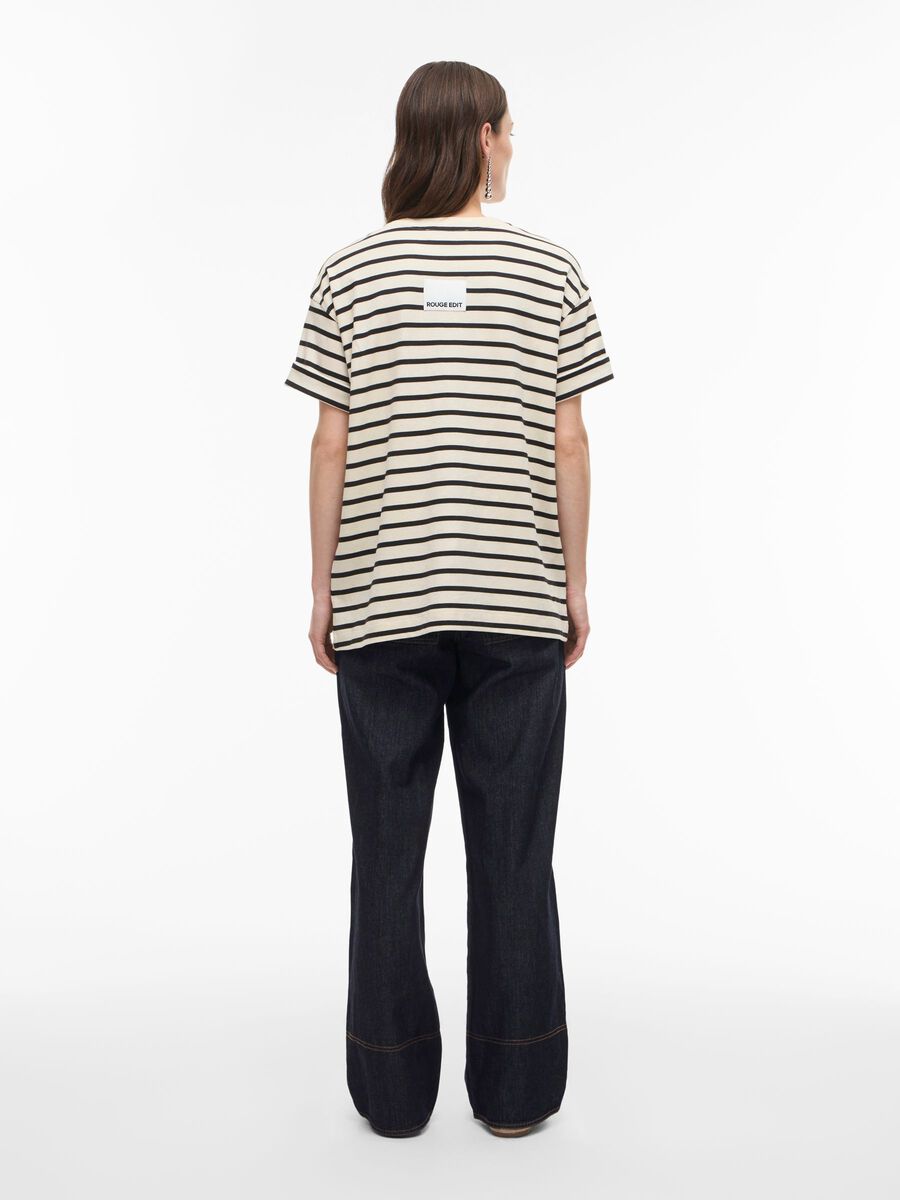 Carousel image - MID-WAIST JEANS, Dark Blue Denim | 2