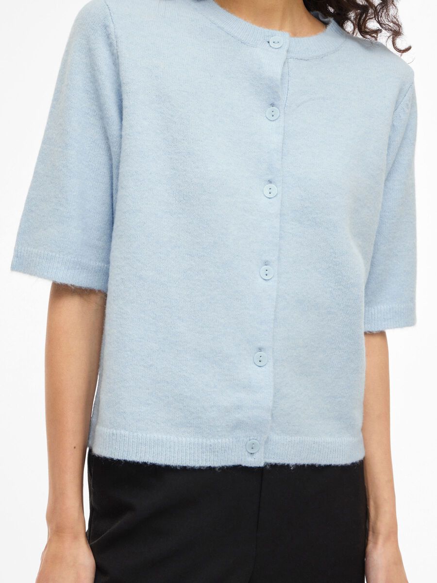 Carousel image - VILIGA SHORT SLEEVED KNITTED CARDIGAN, Nantucket Breeze | 3