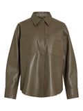 Product image thumbnail - LEATHER LONG SLEEVED SHIRT, Canteen | 1