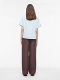 Product image thumbnail - MID-WAIST WIDE-LEG TROUSERS, Seal Brown | 2