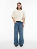 Product image thumbnail - ROUND NECK OVERSIZED T-SHIRT, Birch | 4