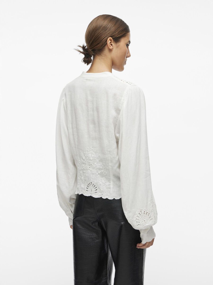 VILA LONG SLEEVED SHIRT, Cloud Dancer, highres - 14103495_CloudDancer_004.jpg