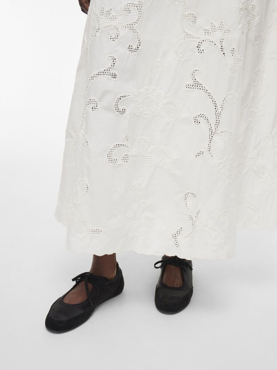 Carousel image - HIGH WAIST MAXI SKIRT, Cloud Dancer | 3