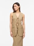 Product image thumbnail - TIE FRONT WAISTCOAT, Petrified Oak | 1