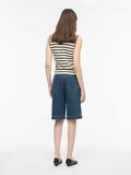 Product image thumbnail - DENIM CULOTTES, Medium Blue Denim | 2