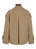 VILA SHORT 2-IN-1 TRENCHCOAT, Petrified Oak, highres - 14108591_PetrifiedOak_002.jpg
