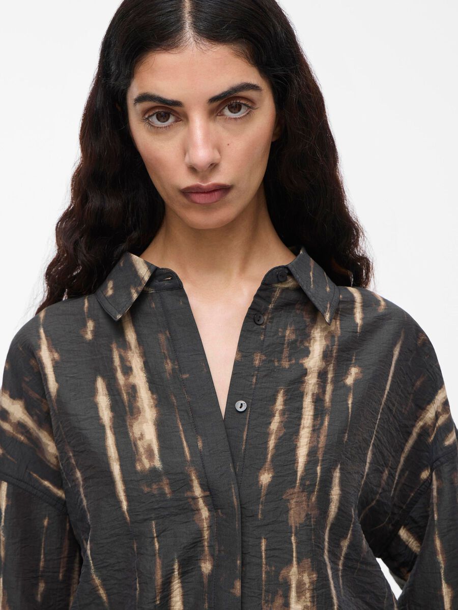 Carousel image - PRINTED LONG SLEEVED SHIRT, Meteorite | 3