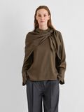 Product image thumbnail 1 MANDARIN COLLAR LONG SLEEVED TOP, Canteen