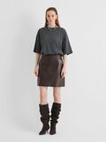 Product image thumbnail 4 LEATHER MINI SKIRT, Coffee Bean