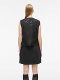 Product image thumbnail - SEQUIN SLEEVELESS TOP, Meteorite | 2